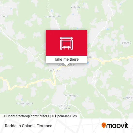 Radda In Chianti map