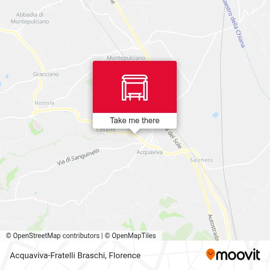 Acquaviva-Fratelli Braschi map