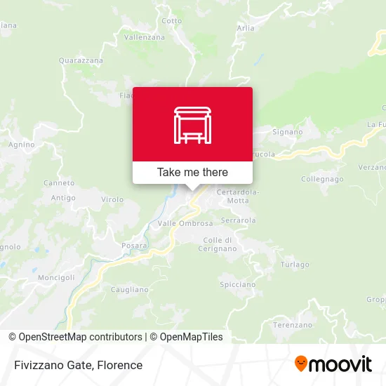 Fivizzano Gate map