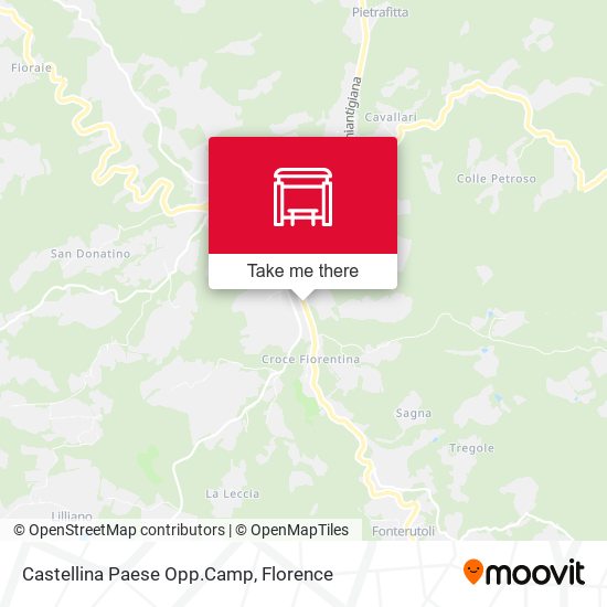 Castellina Paese Opp.Camp map