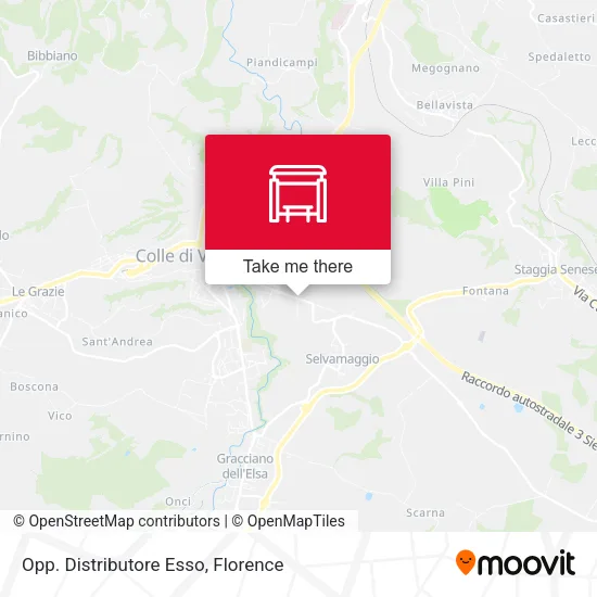Opp. Distributore Esso map