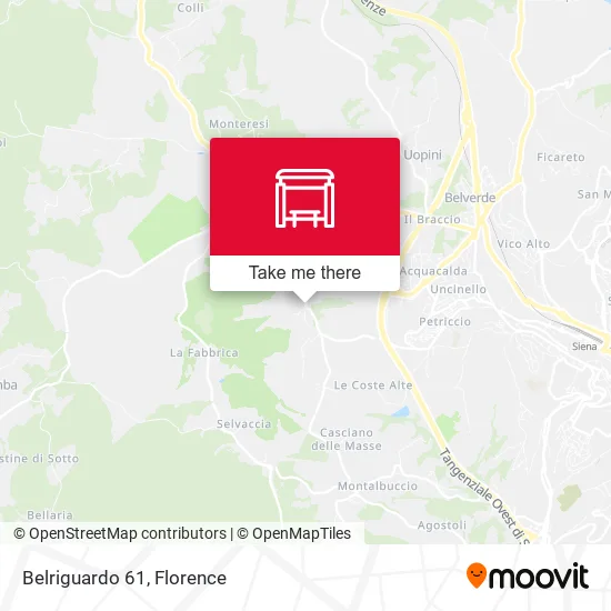 Belriguardo 61 map