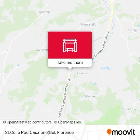 St. Colle Podere Casalone map