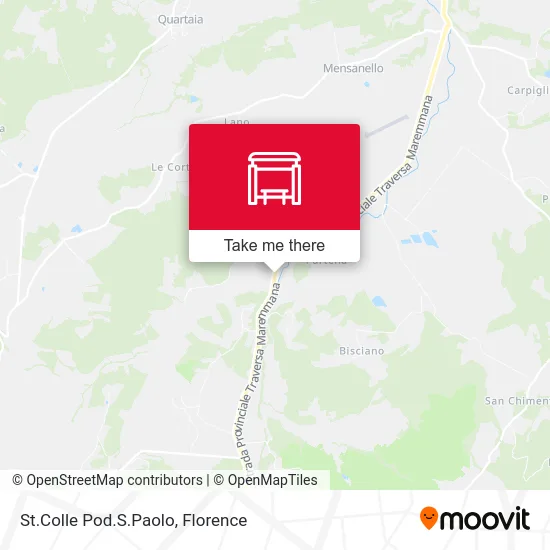 St.Colle Pod.S.Paolo map