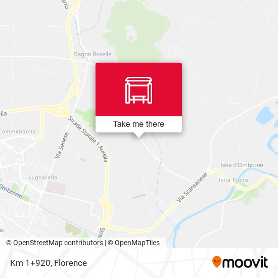 Km 1+920 map