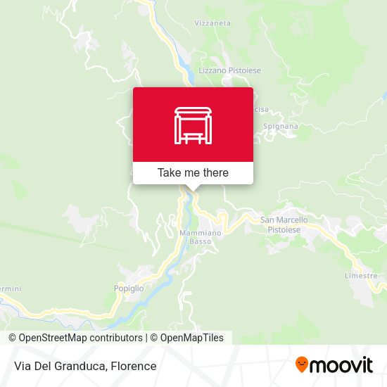 Via Del Granduca map