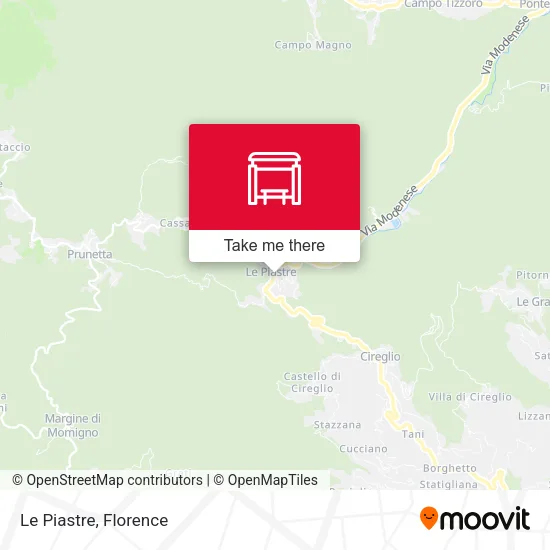 Le Piastre map