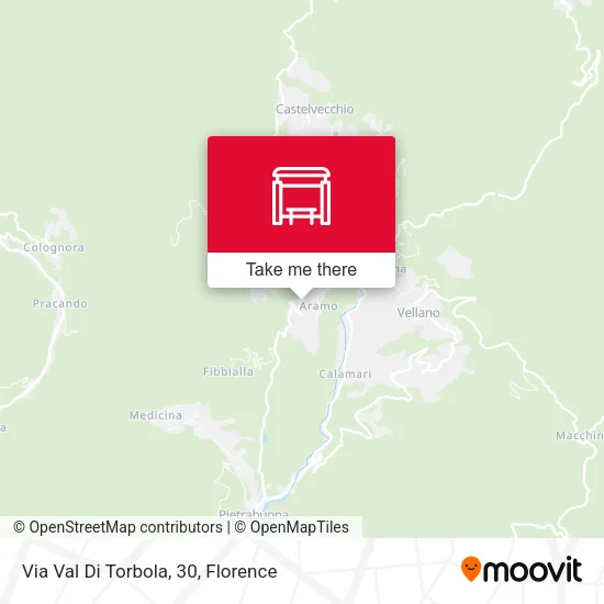 Via Val Di Torbola, 30 map