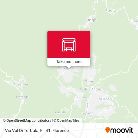 Via Val Di Torbola, Fr. 41 map