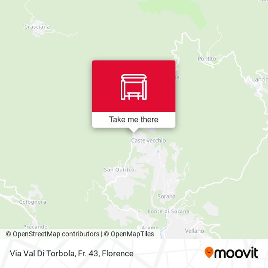Via Val Di Torbola, Fr. 43 map