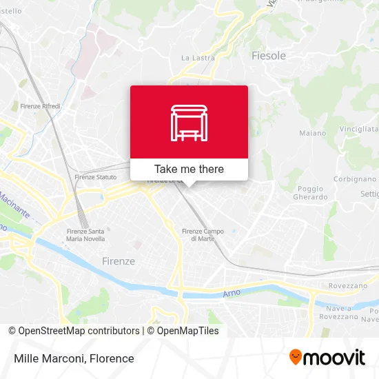 Mille Marconi map