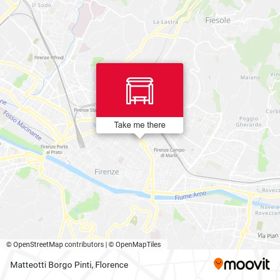 Matteotti Borgo Pinti map