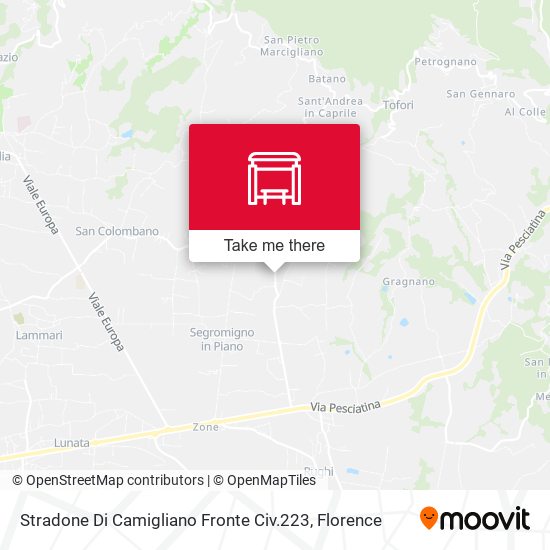 Stradone Di Camigliano Fronte Civ.223 map