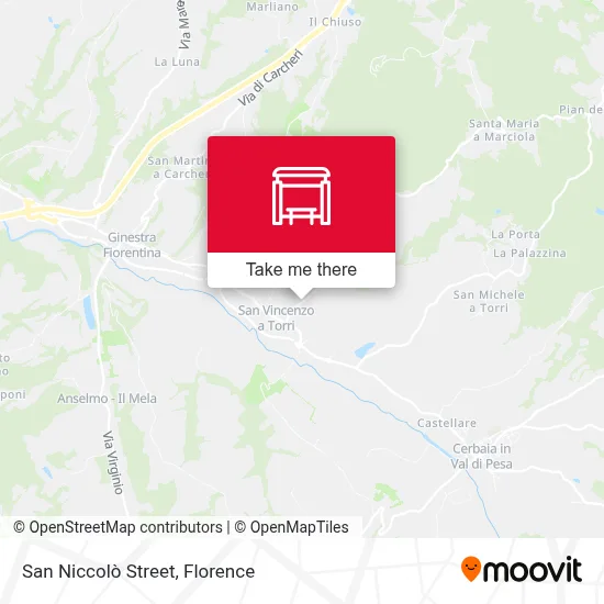 San Niccolò Street map
