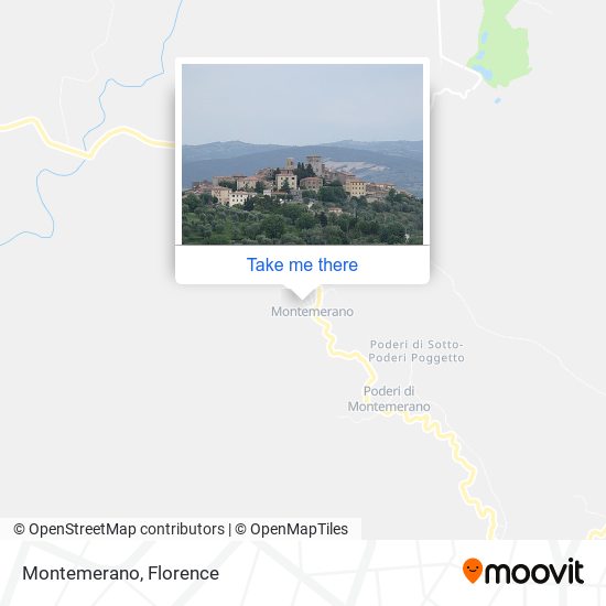 Montemerano map