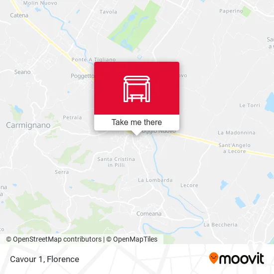 Cavour 1 map