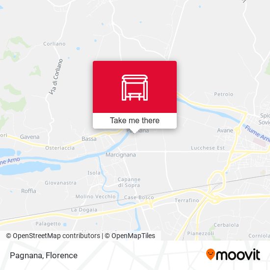 Pagnana map