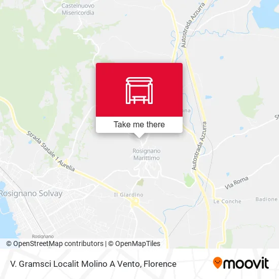 V. Gramsci Localit  Molino A Vento map