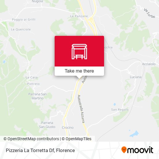Pizzeria La Torretta Df map