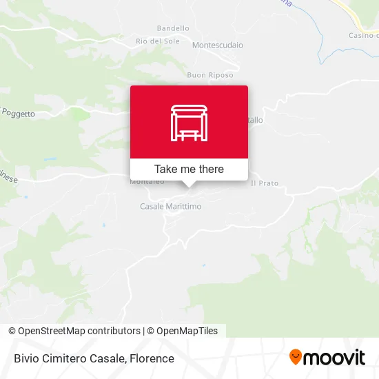 Bivio Cimitero Casale map