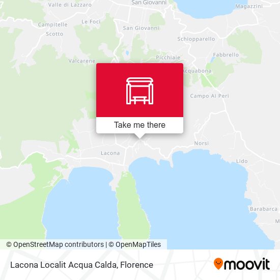 Lacona  Localit   Acqua Calda map