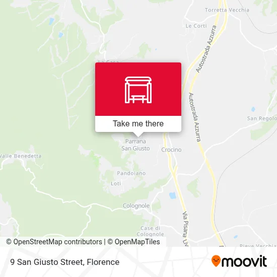 9 San Giusto Street map