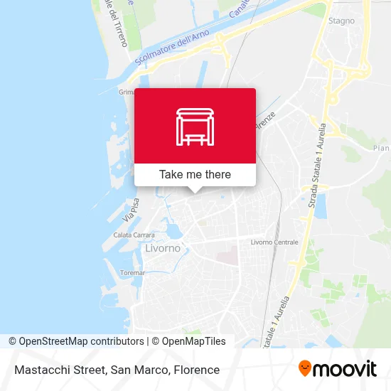 Mastacchi Street, San Marco map