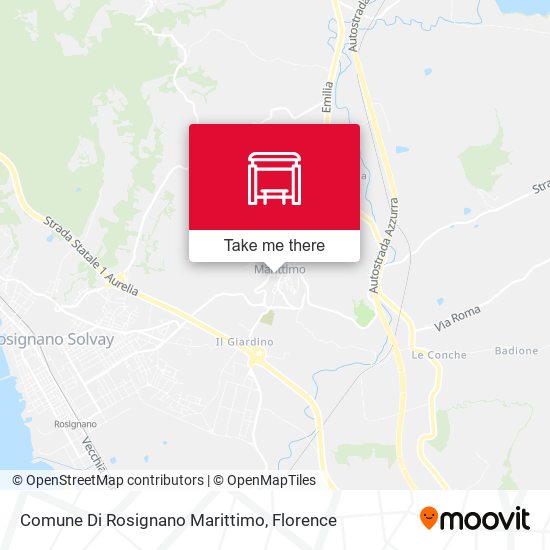 Comune Di Rosignano Marittimo map