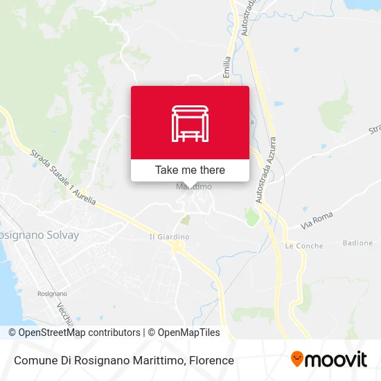 Rosignano Marittimo Municipality map