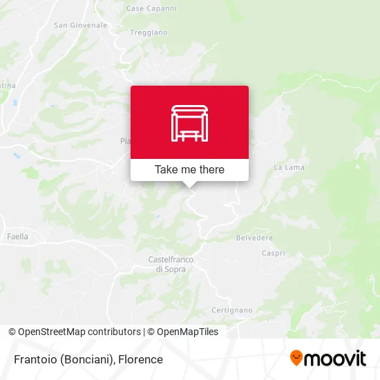 Frantoio (Bonciani) map