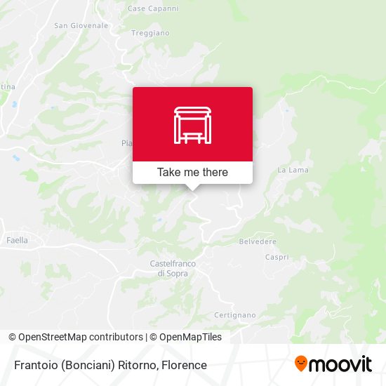 Frantoio (Bonciani) Ritorno map