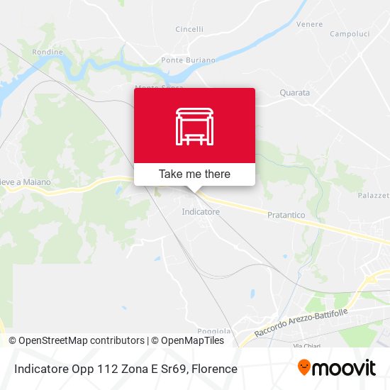 Indicatore Opp 112 Zona E Sr69 map