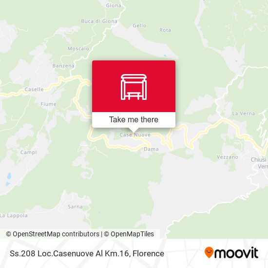 Ss.208 Loc.Casenuove Al Km.16 map