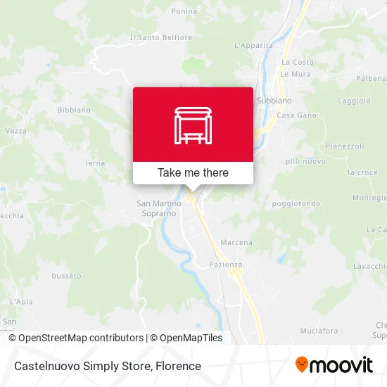 Castelnuovo Simply Store map