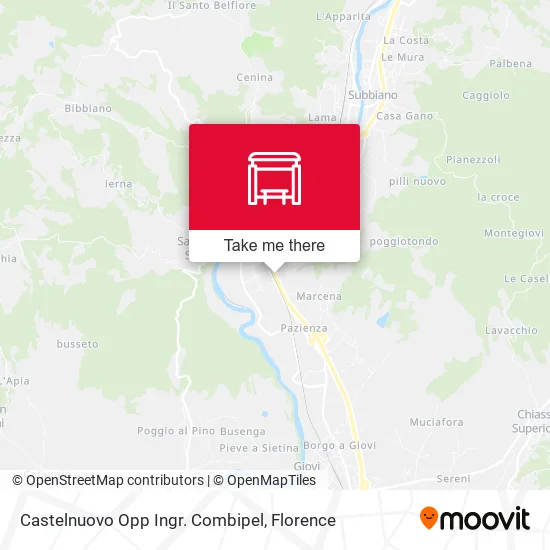 Castelnuovo Opp Ingr. Combipel map