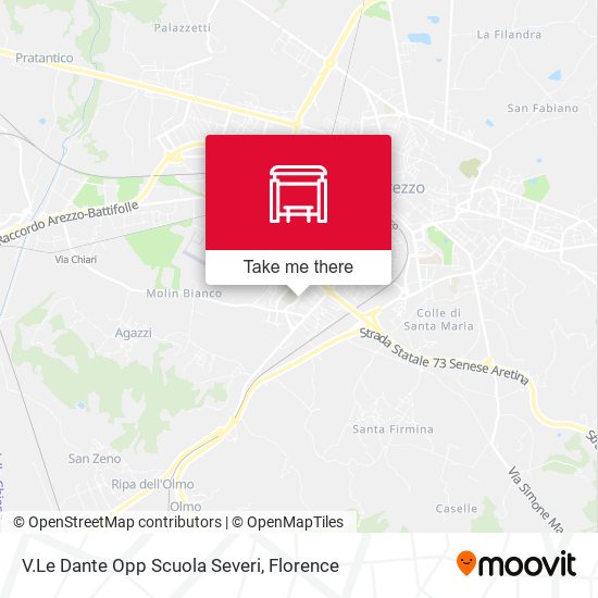 V.Le Dante Opp Scuola Severi map