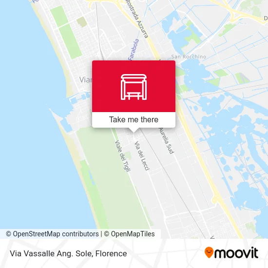 Via Vassalle Corner Sole map