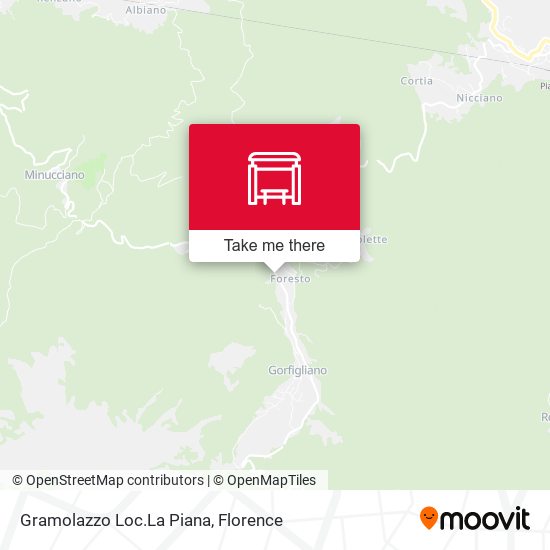 Gramolazzo Loc.La Piana map