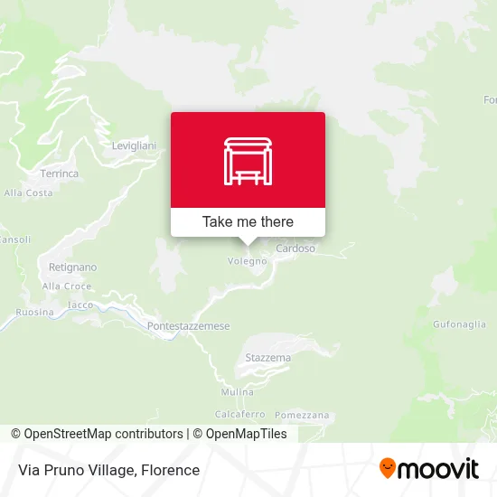 Via Pruno Village map