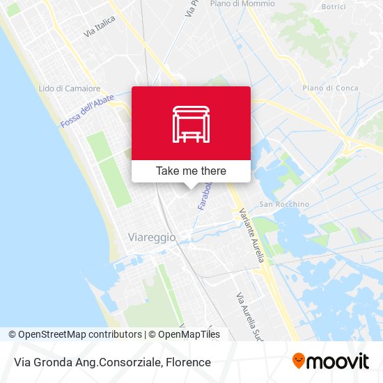 Via Gronda Ang.Consorziale map