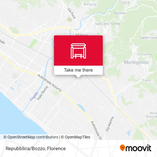 Repubblica/Bozzo map