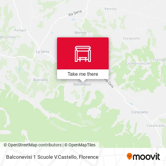 Balconevisi 1 Scuole V.Castello map