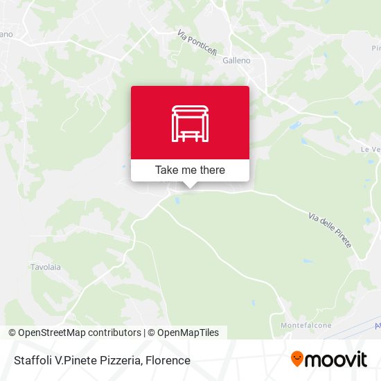 Staffoli V.Pinete Pizzeria map