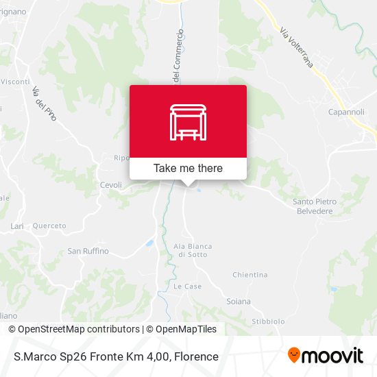 S.Marco Sp26 Fronte Km 4,00 map