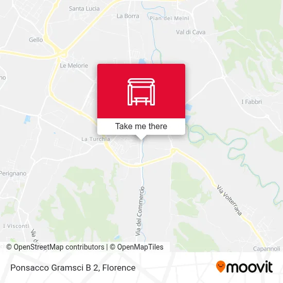 Ponsacco Gramsci B 2 map
