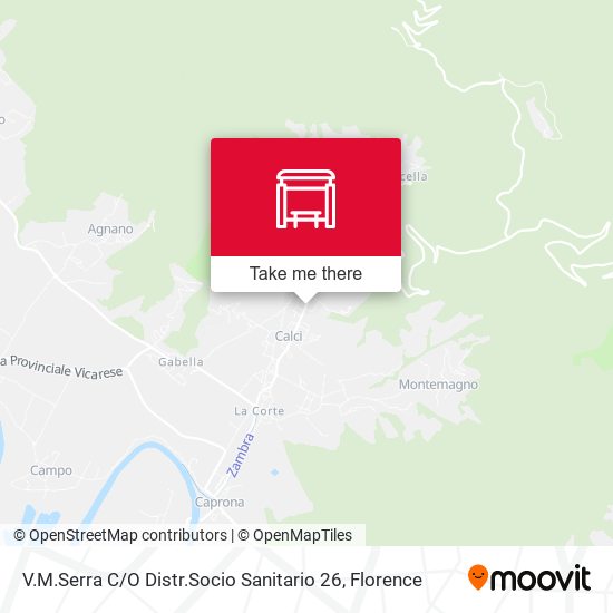 V.M.Serra C / O Distr.Socio Sanitario 26 map