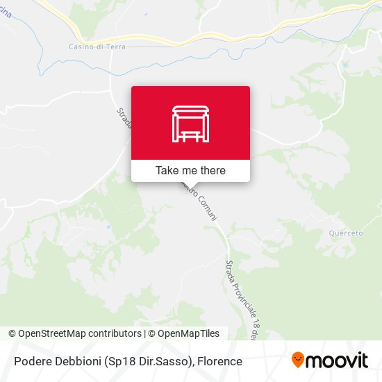 Podere Debbioni (Sp18 Dir.Sasso) map
