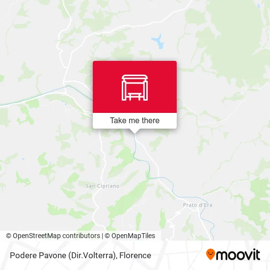 Podere Pavone (Dir.Volterra) map