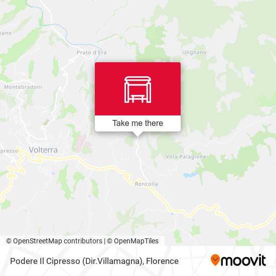 Podere Il Cipresso (Dir.Villamagna) map