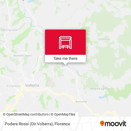 Podere Rossi (Dir.Volterra) map